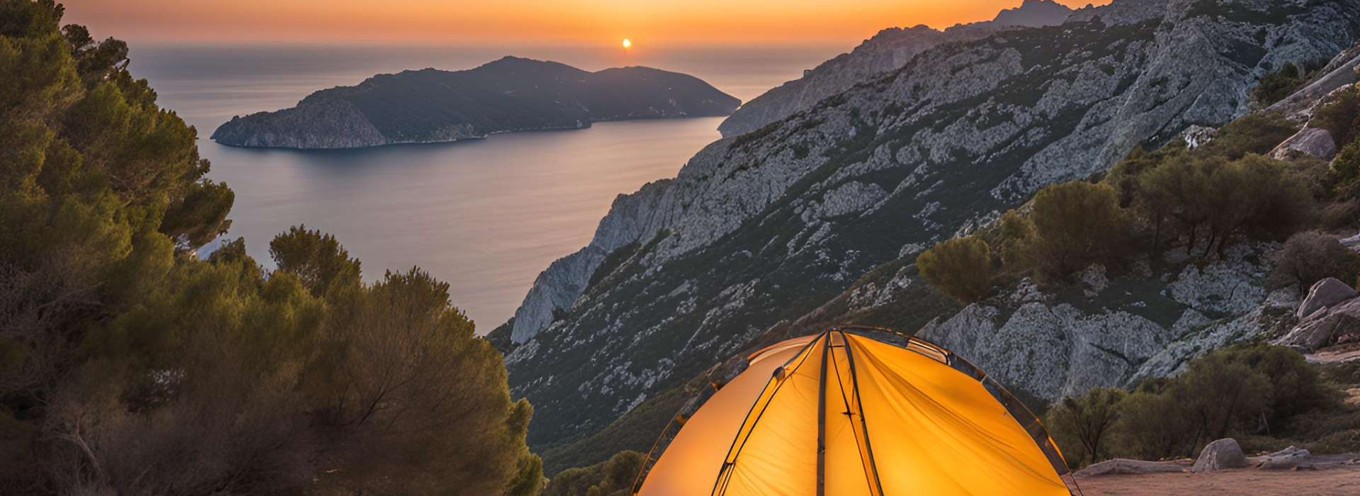 Bivouac vue sur mer